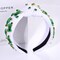 St.Patrick's Day Headband for Women Green Irish Top Hat Headband Crystal Embellished Knotted Headband Green Day Party Costume Headwear Accessories Gifts (Top Hat)